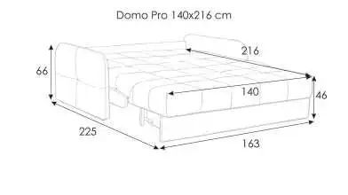 Диван-кровать Domo Pro с коробом для белья с мягкими подлокотниками (10 см) Askona фото - 15 - превью