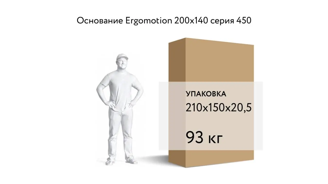 Кровать на пульте управления Ergomotion 450 Grey Askona фотография товара - 17 - большое изображение