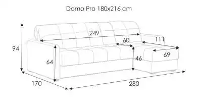 Диван Domo Pro угловой с коробом для белья Askona фото - 12 - превью