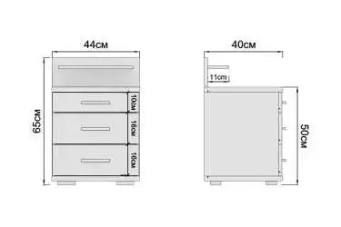 Тумба Aurora Ice, цвет: Ясень Шимо mCeramic фото - 6 - превью