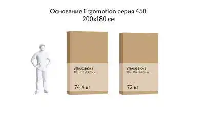 Кровать на пульте управления Ergomotion 450 Grey Askona фотография товара - 20 - превью