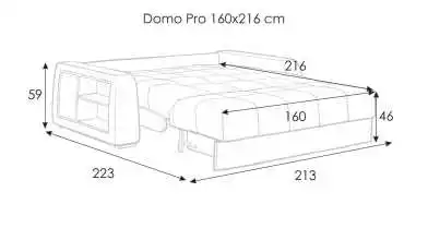 Диван-кровать Domo Pro с коробом для белья с полками Askona фото - 14 - превью