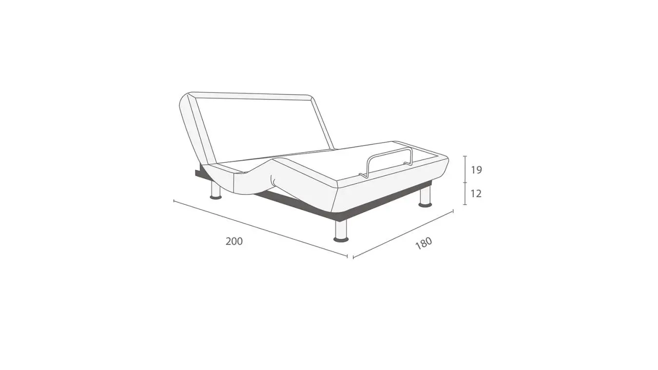 Кровать на пульте управления Ergomotion 450 Grey Askona фотография товара - 21 - большое изображение