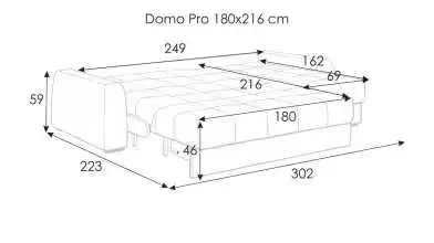 Диван Domo Pro угловой с коробом для белья с накладкой Askona фото - 11 - превью