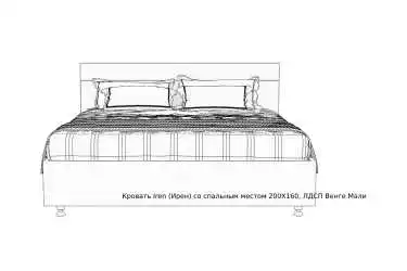 Кровать Iren Ice, цвет Белый премиум из лдсп - 4 - превью