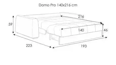 Диван-кровать Domo Pro с коробом для белья с накладками Askona фото - 15 - превью