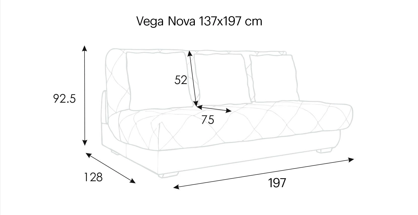 Диван-кровать Vega Nova с коробом для белья Askona фото - 19 - большое изображение